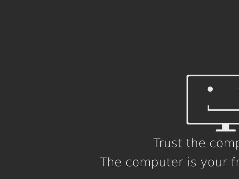 1477857 Trust The Computer