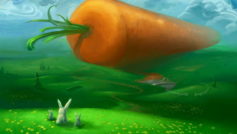 Funny Wallpapers Giant Carrot 102742
