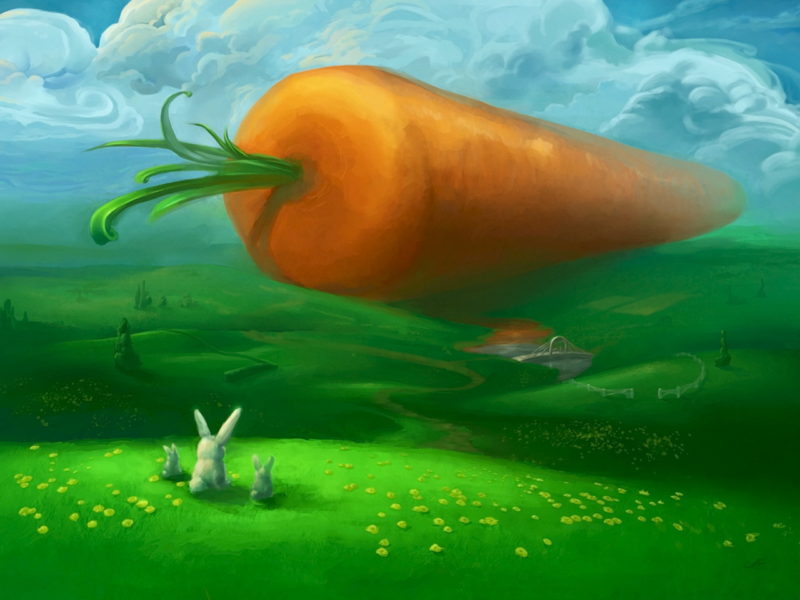 Funny Wallpapers Giant Carrot 102742