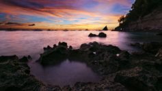 Coastal Sunset Seascape 1600×900
