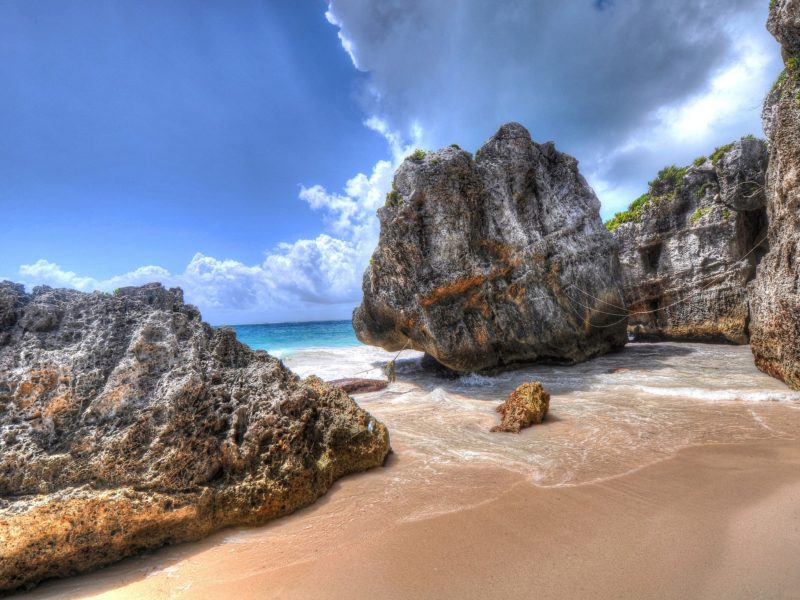 Cool Beach Rocks