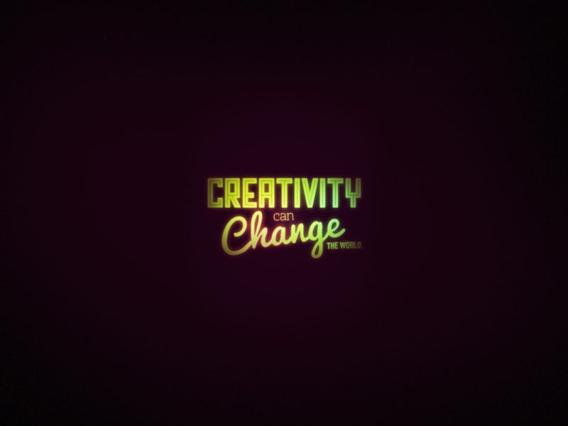 Creativity Can Change The World 2560×1440