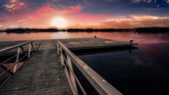 Dock Sunset Wide