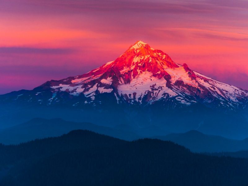Larch Mountain Sunset 1600×900