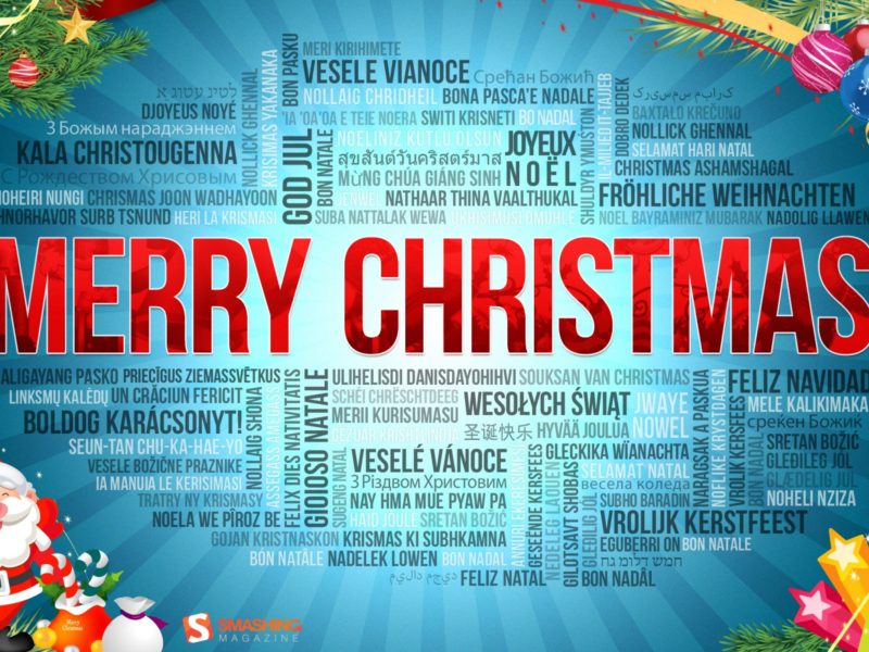 Merry Christmas In Different Languages