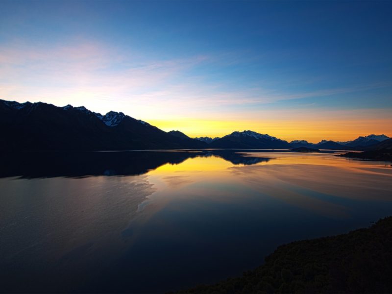 New Zealand Sunset 1600×900