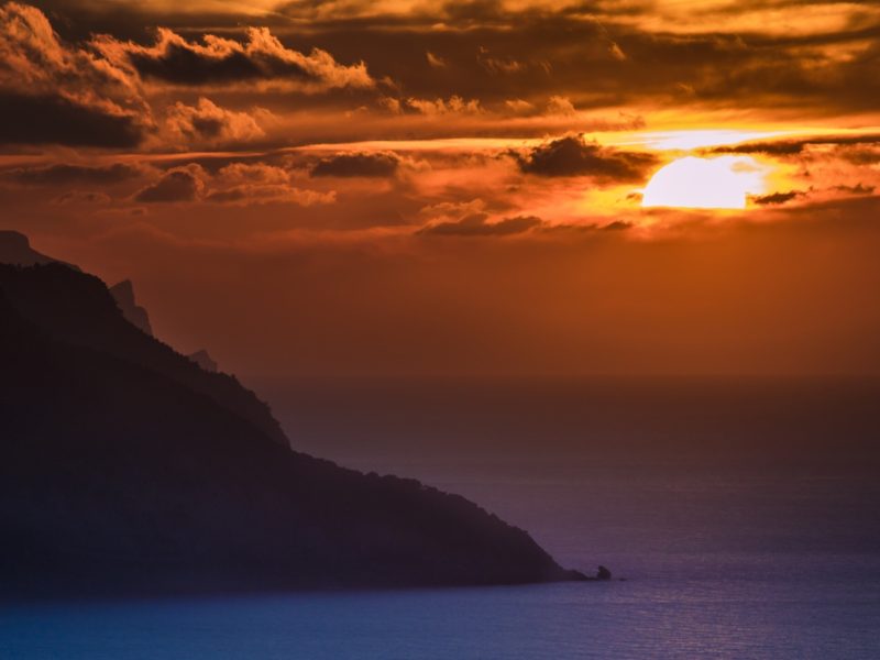 Ocean Sunset 1600×900