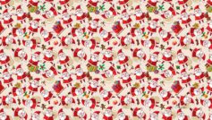 Santa Clause Texture Background