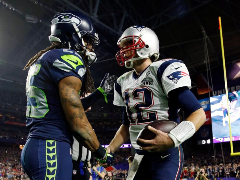 Tom Brady And Richard Sherman 4k