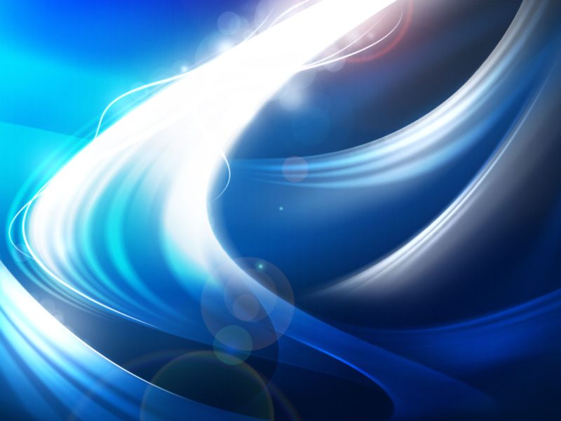 White Waves Of Blue Abstract 4k