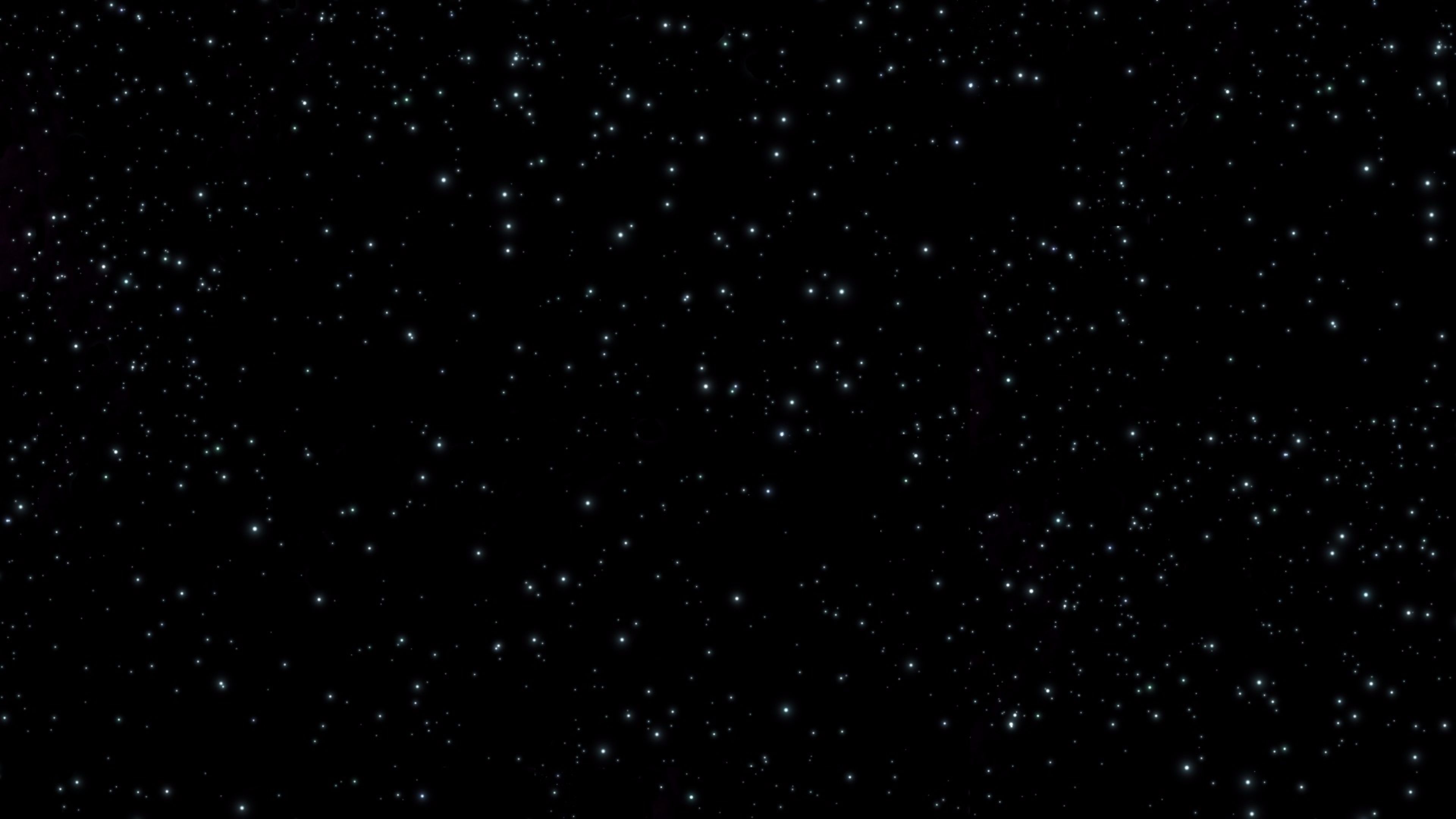 Черный космос со звездами