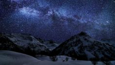Winter Sky Stars Nature Night
