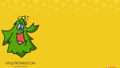 Yellow Christmas Background