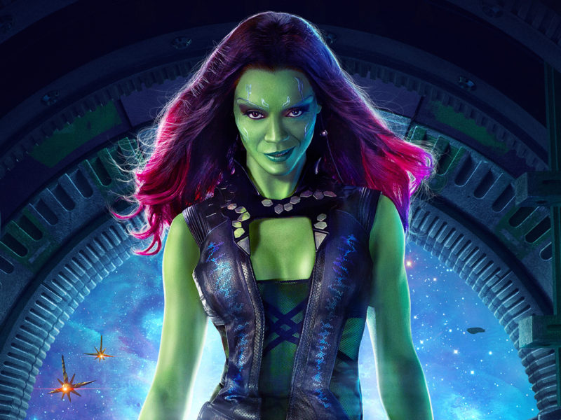 Zoe Saldana As Gamora