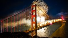 Bridge New Year San Francisco Boats Bridges 2560×1600 Wallpaper