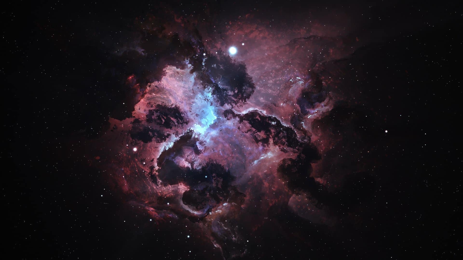 Atlantis Nexus Nebula - High Definition Wallpaper