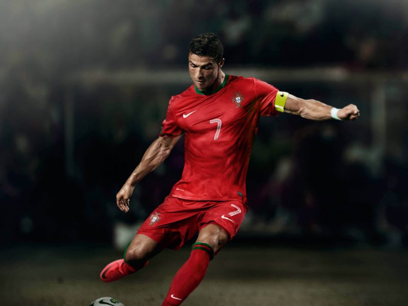 Cristiano Ronaldo In Portugal Jersey