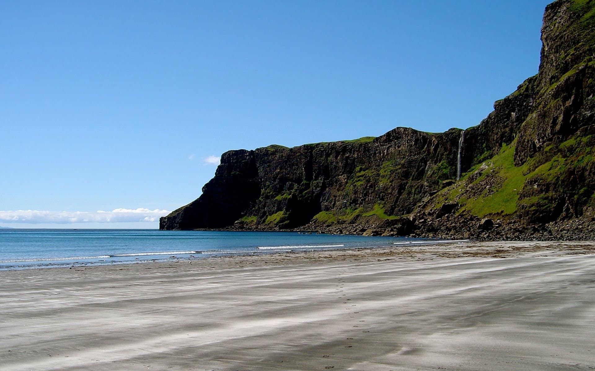 Beach Cliffs - High Definition Wallpaper