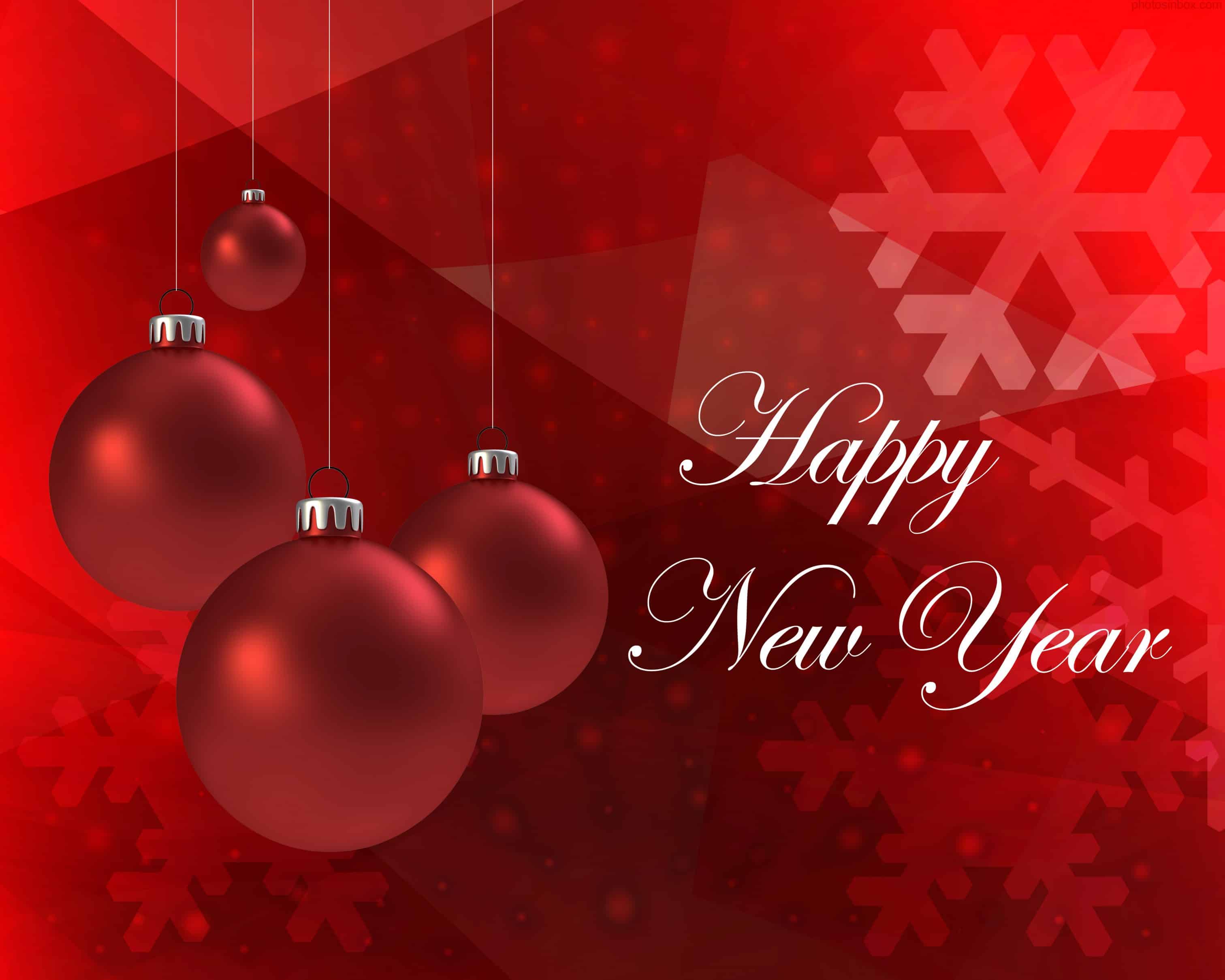 Happy New Year Greeting Cards - High Definition Wallpaper