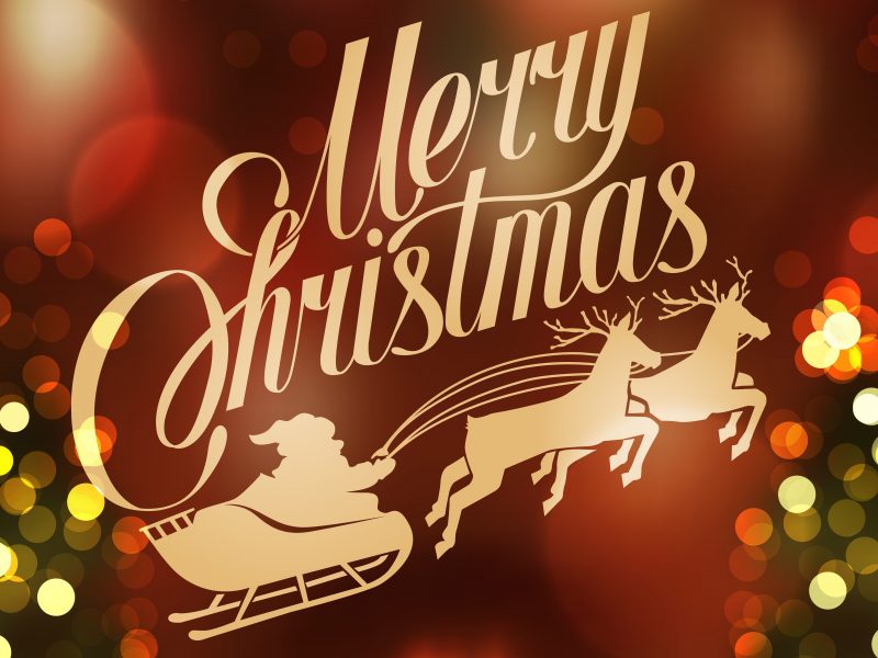 Merry Christmas 2015 Carriage Santa Claus Vector Happy Desktop