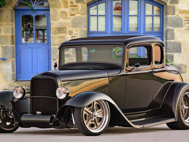 1932 Ford 5 Window Coupe (blk)
