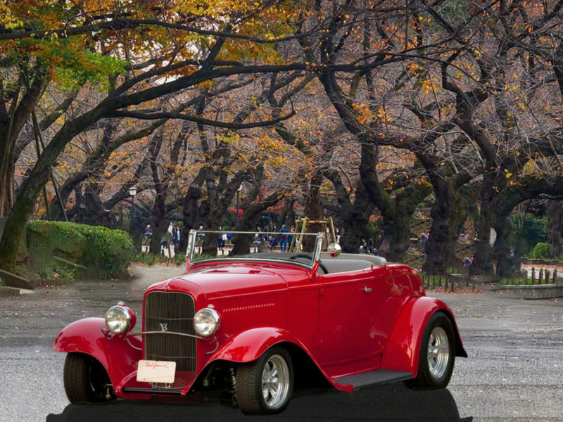 1932 Ford Convertible Roadster (red)