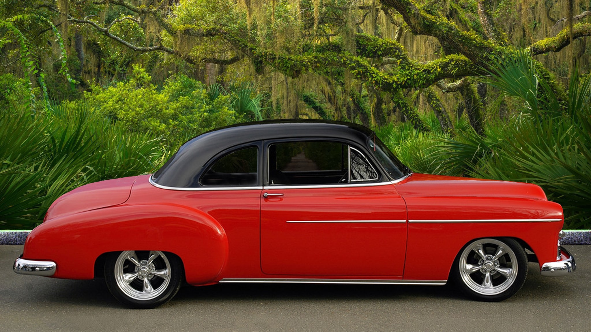 1950 Chevy Coupe (two Tone) - High Definition Wallpaper