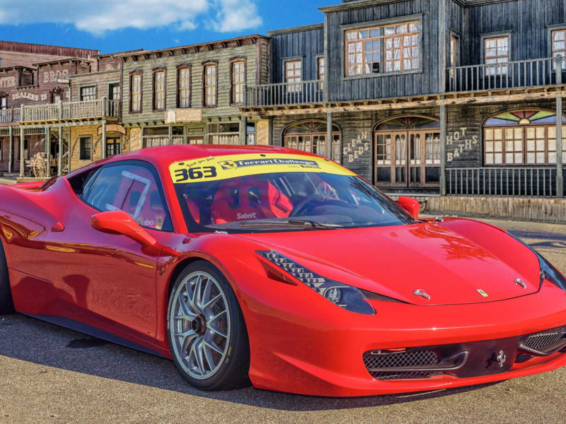 2015 Ferrari 458 (red)