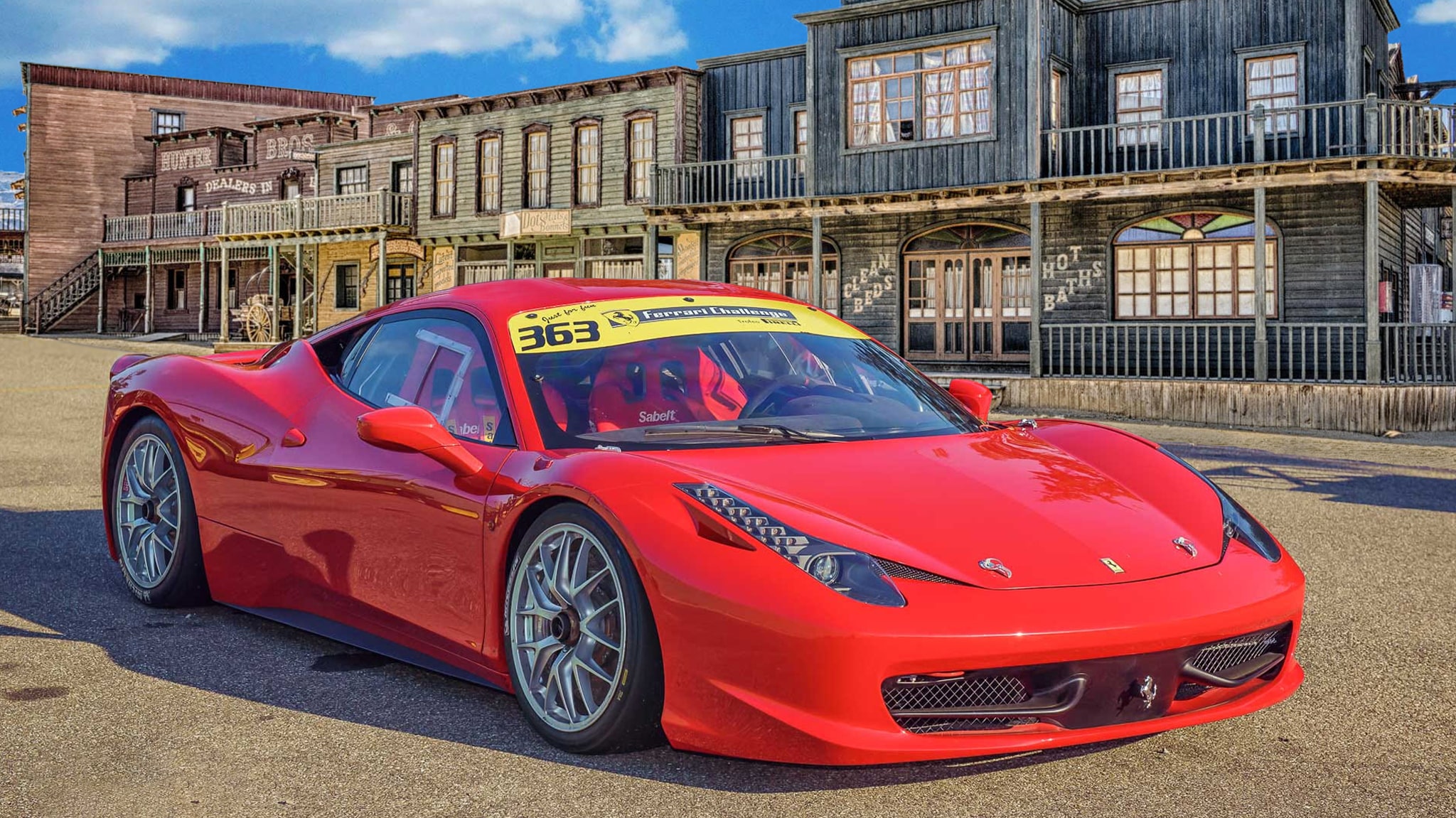 2022 Ferrari  458 red  High Definition Wallpaper