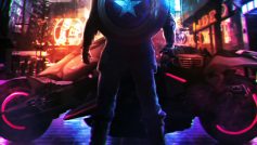 Cyberpunk 2077：Captain America(Neon Concept Art)
